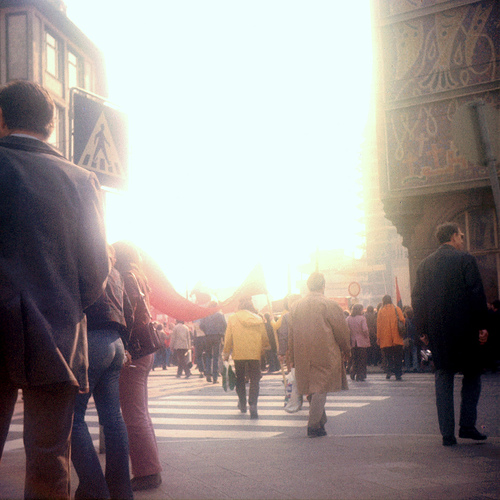 1973 A11 Protest March in Frankfurt