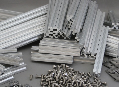 T-slots come in a variety of shapes and sizes and are the basis for modular construction of all sorts, from frames for industrial machinery to buildings.