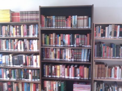 The collection of the library I was asked to open