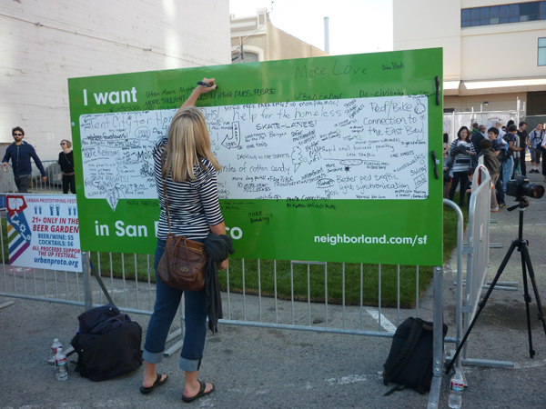 I want . . . in San Francisco. Photo by Sven Eberlein