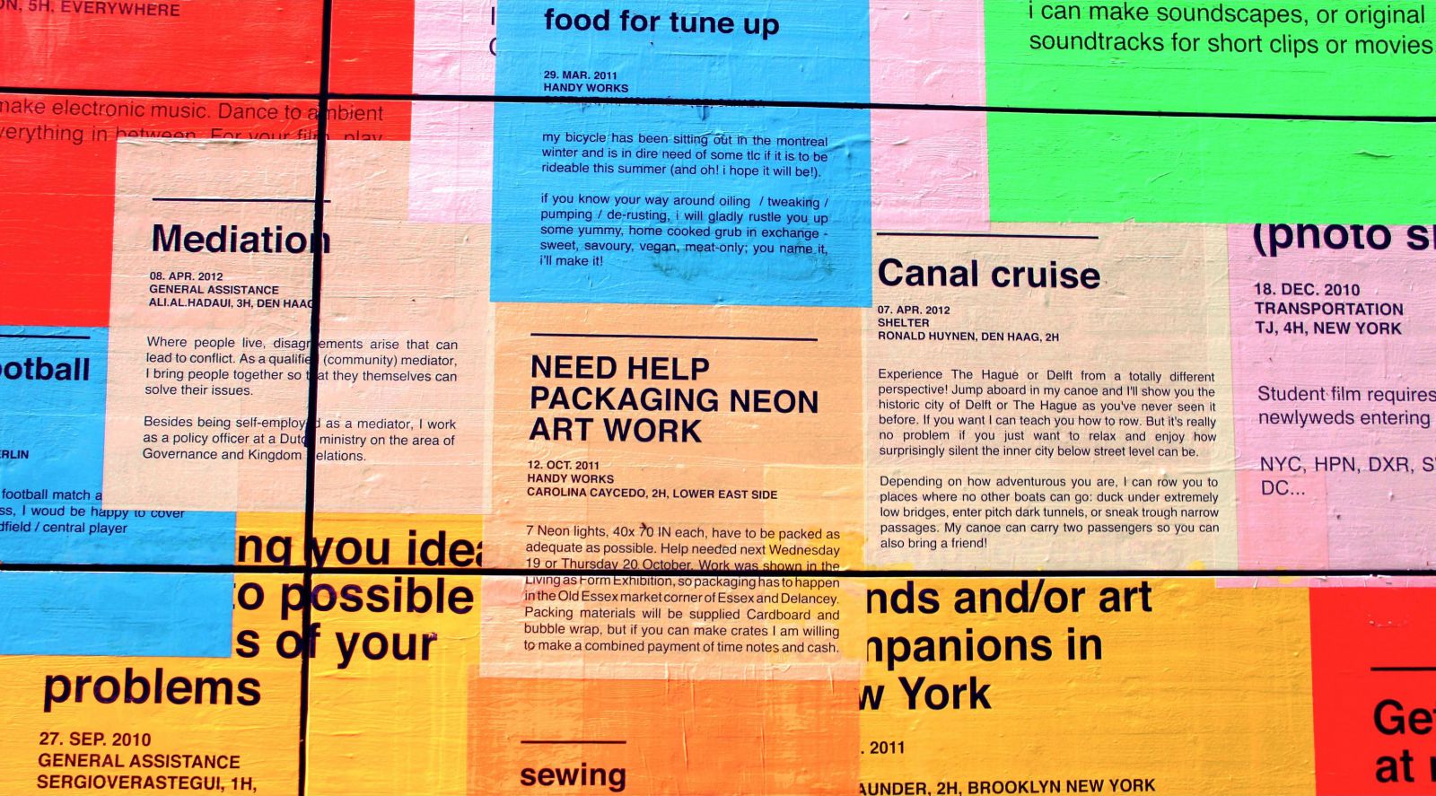 Timebank Art Installation (dOKUMENTA13)