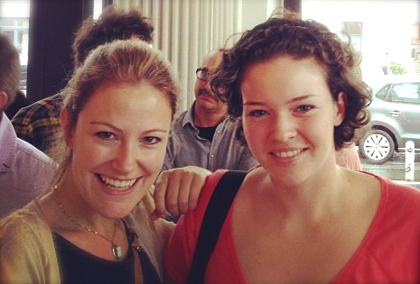 My Co-founder Céline Schmahl and me