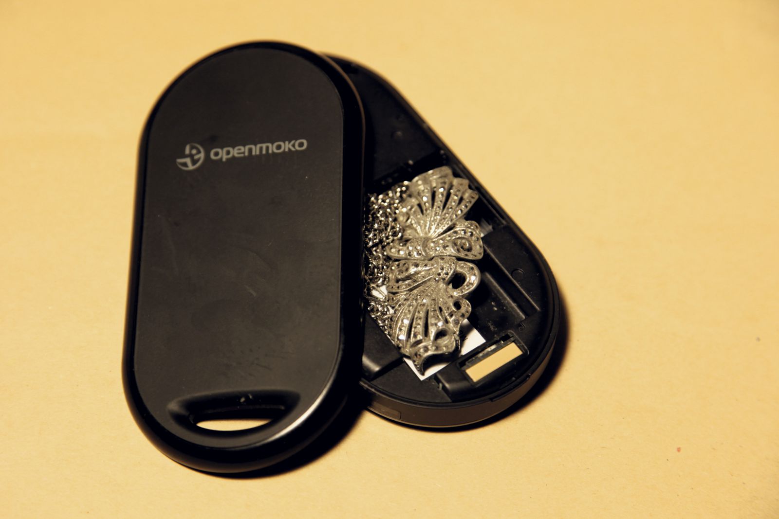 Remove the battery and you've got a sneaky mini-safe to hide valuables and foil burglars.