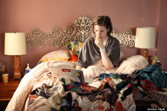  Lena Dunham of Girls. (Jessica Miglio / HBO )