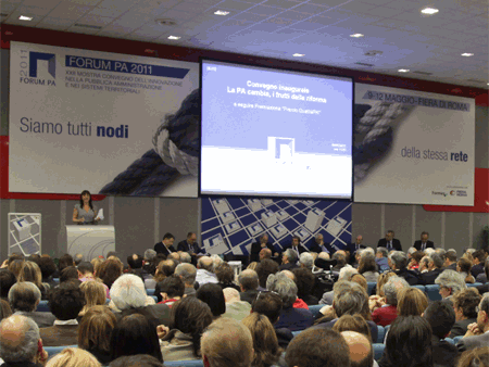 Forum PA’s annual Expo in Rome, Italy (2011) 