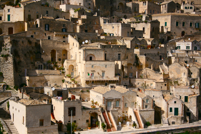 The Sassi di Matera, Italy.