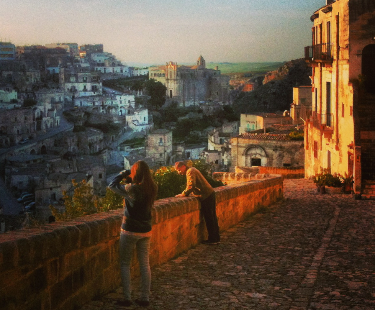 A vista at the top of the Sassi, close to Casa Netural.