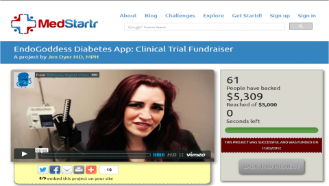 The EndoGoddess Diabetes App uses a rewards system to help promote healthy behavior for patients. 