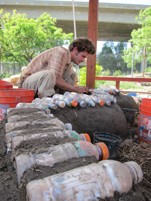 Structural Use of Bottle Bricks, San Jose, CA
