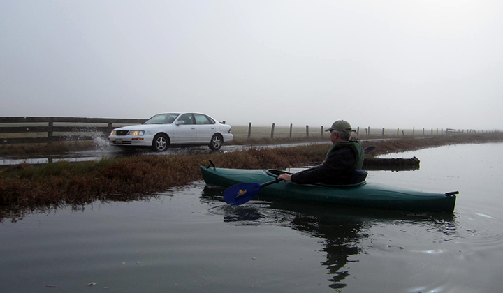 Sea level rise image from the King Tides Project by Humboldt Baykeeper via Flickr (CC BY-NC 2.0)
