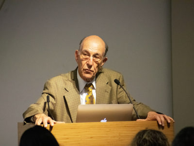 Author Richard Rothstein calls for new civil rights movement to address housing scarcity and injustice at Shareable event in 2019.