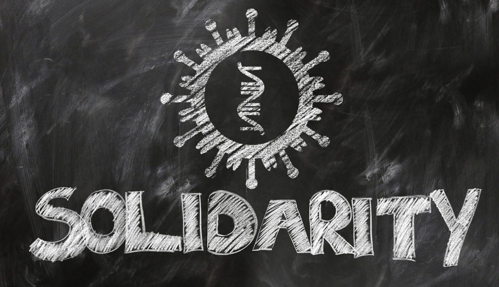 The coronavirus pandemic calls us to share more than ever