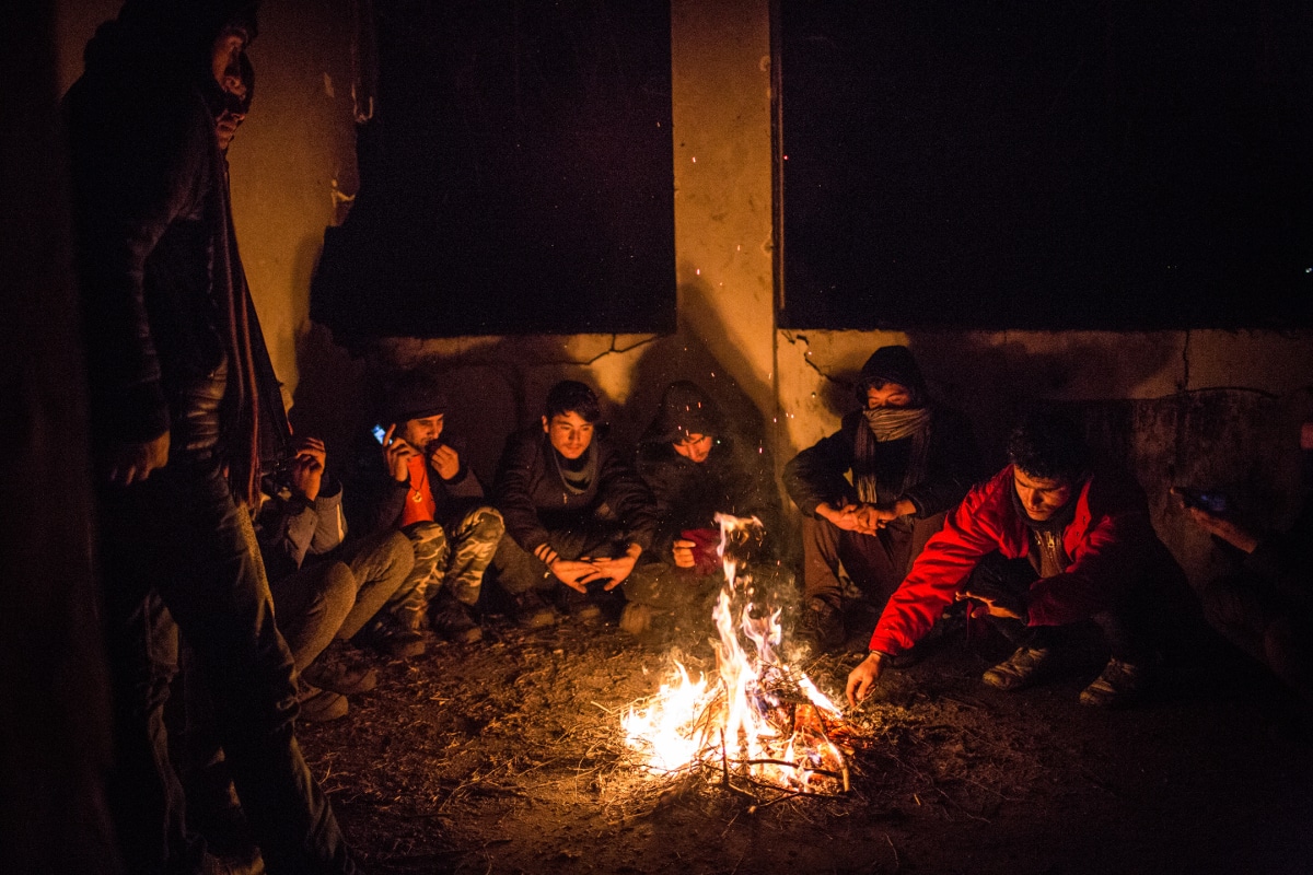 No Name Kitchen Camp Fire