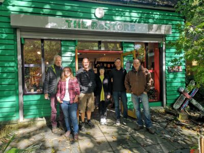 The team at THE ReSTORE Dartington. Credit: THE ReSTORE