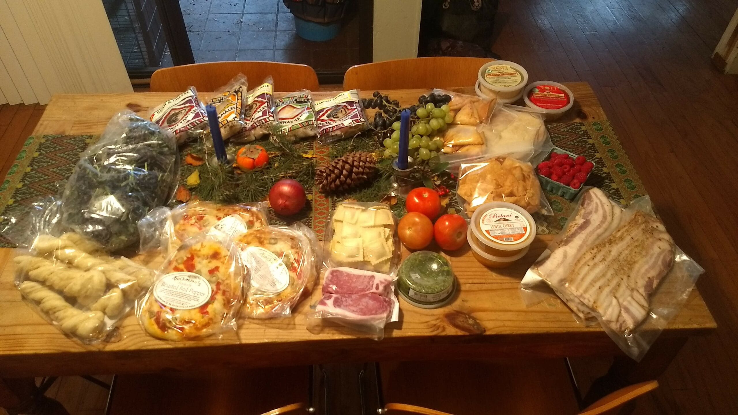 Our haul from Mountain View’s fantastic farmers market. Credit: Neal Gorenflo.