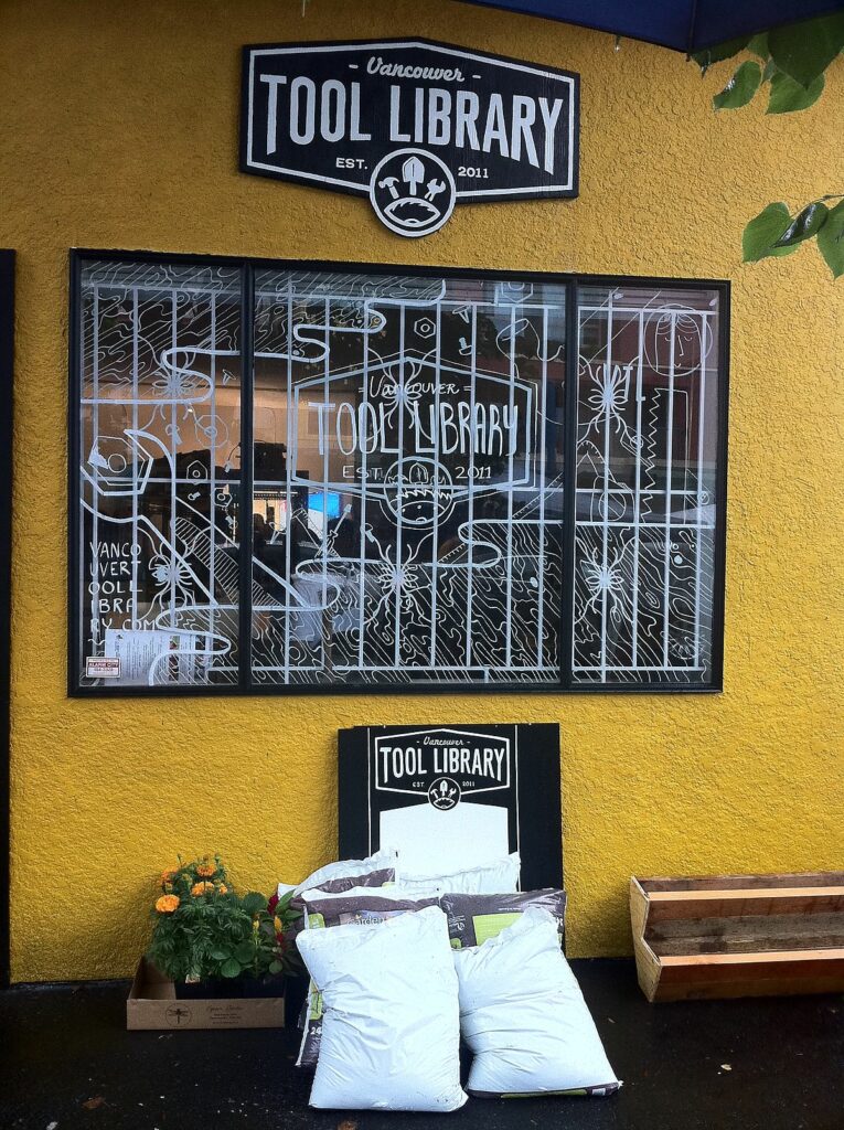 The Vancouver Tool Library is a cooperative tool lending library. A collective community resource, it's run by and for its members. just transition