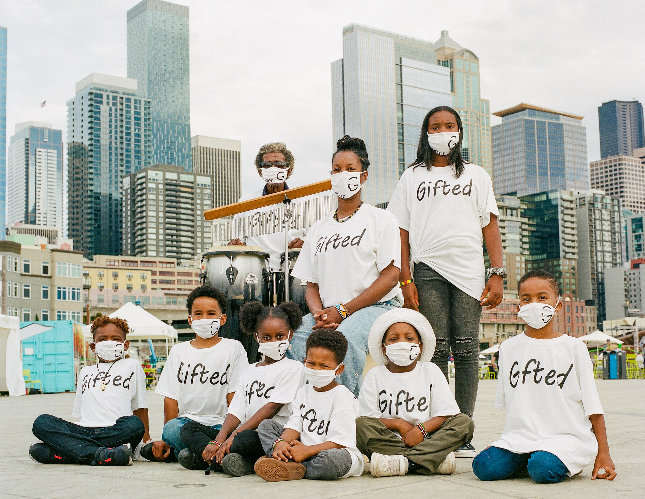 C. Davida Ingram; Educator and dancer Giavonna White chose Seattle children who are “young, gifted and Black” as her dream team. Reflections Dance Festival. Credit: Futsum Tsegai