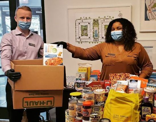 #SpreadtheLove Since they launched in 2009, Move for Hunger has partnered with thousands of businesses, facilitating hundreds of food drives. Credit: Move for Hunger