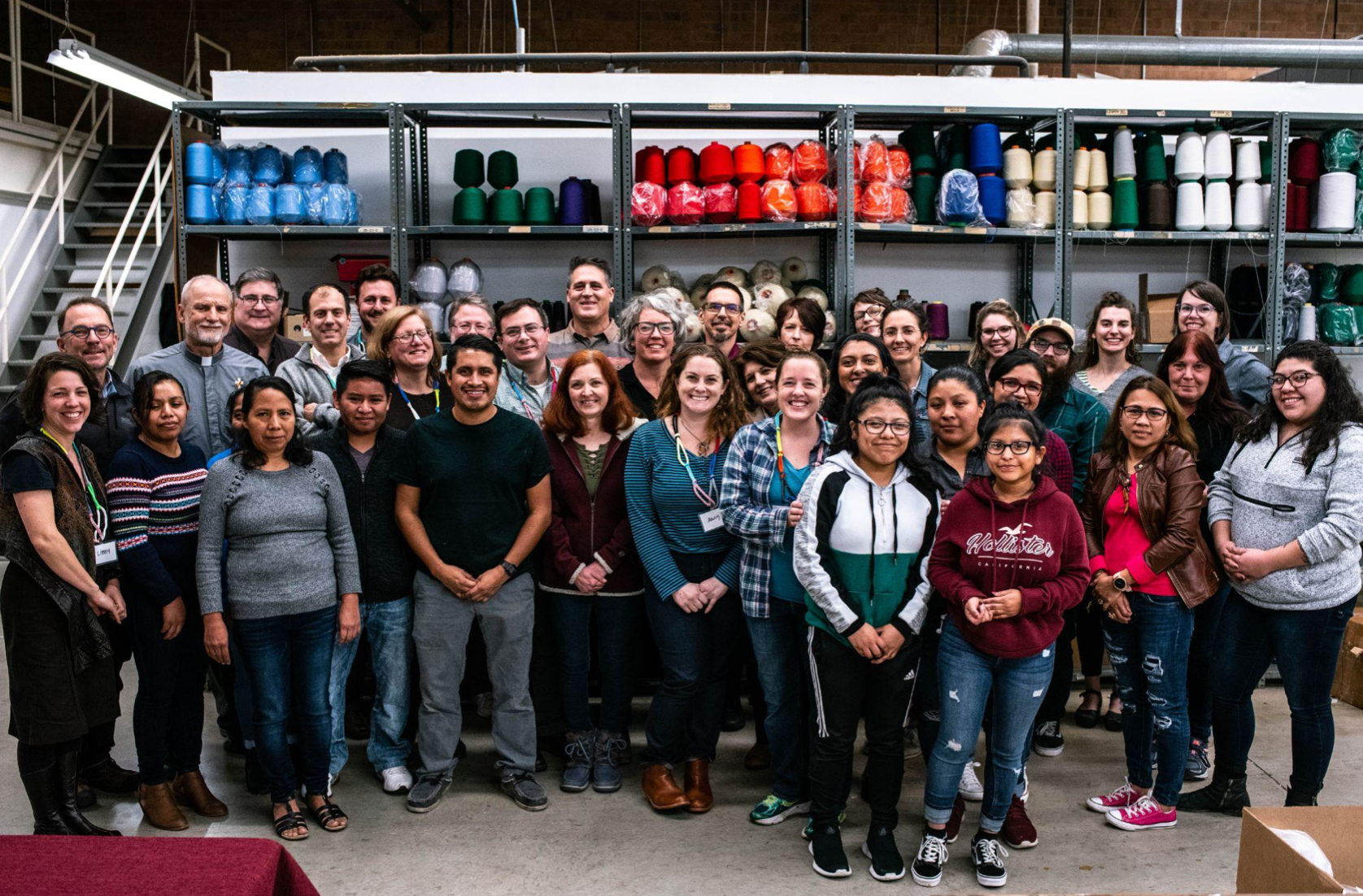 Industrial Commons | Members of the Carolina Textile District gather to discuss their role in ensuring the textile industry prioritizes both environmental justice and worker voice.<br /> Photo Credit: The Industrial Commons, Shannon Hanson