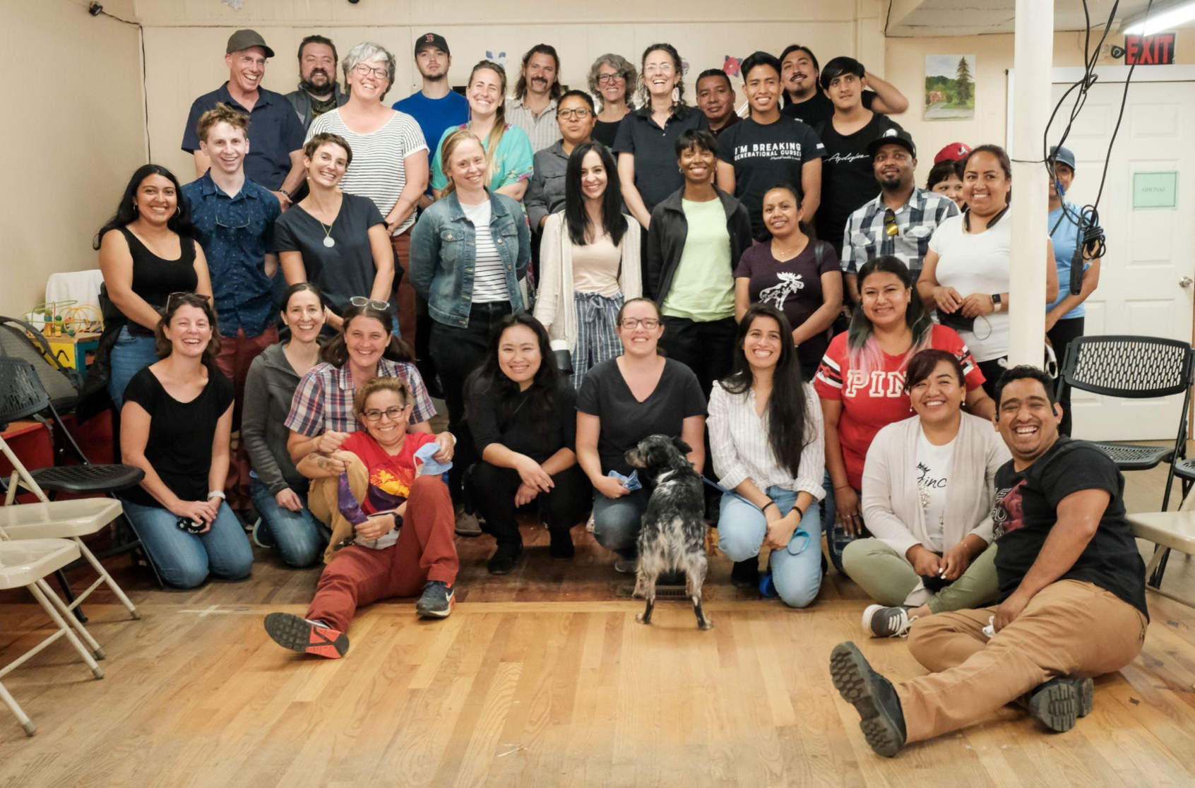 Industrial Commons | Visits with fellow cooperative ecosystems, like Poder Emma, provide opportunities for shared learning. By layering a focus on both place and sector, The Industrial Commons is building an ecosystem that resembles regions such as Emilia Romagna in Italy and Mondragon, Spain.<br /> Photo Credit: The Industrial Commons, Franzi Charen