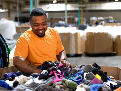 Workers within the cooperative ecosystem being built by Morganton, North Carolina's Industrial Commons are supported with quality jobs, strong benefits, training, agency and equity. Credit: The Industrial Commons, Franzi Charen