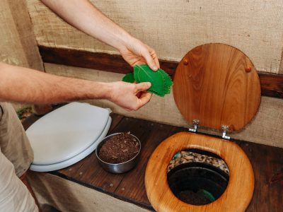 Grow Your Own Toilet Paper Initiative - Leaves with Compost Toilet - Robin Greenfield