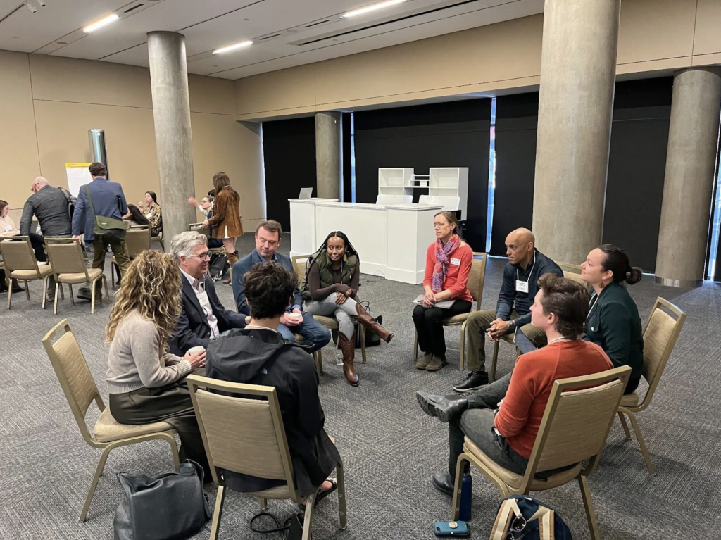 Denver community members actively discussed “How Do We Get There?”—exploring strategies for the City to achieve climate goals equitably.