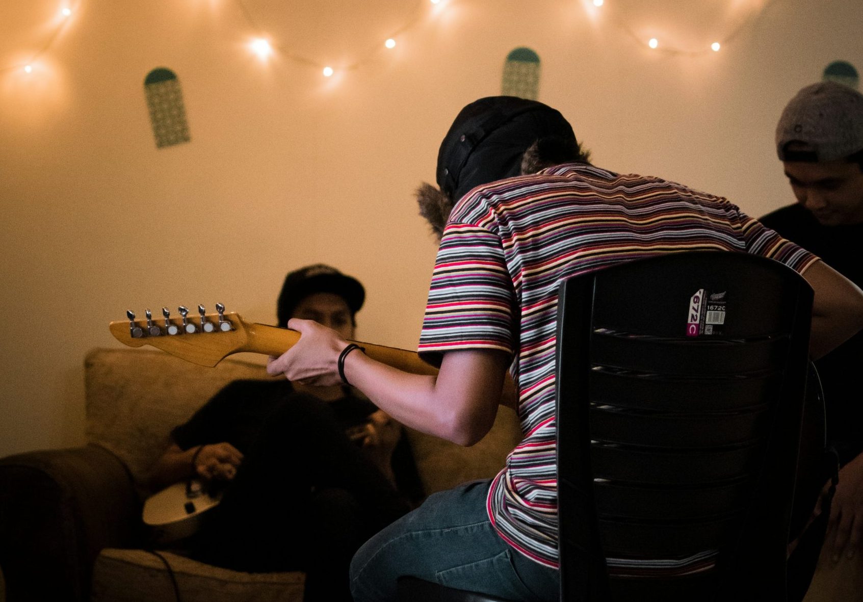 people playing music together