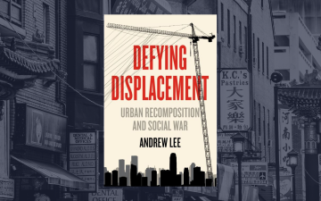 Chinatown in Philadelphia and cover of Defying Displacement