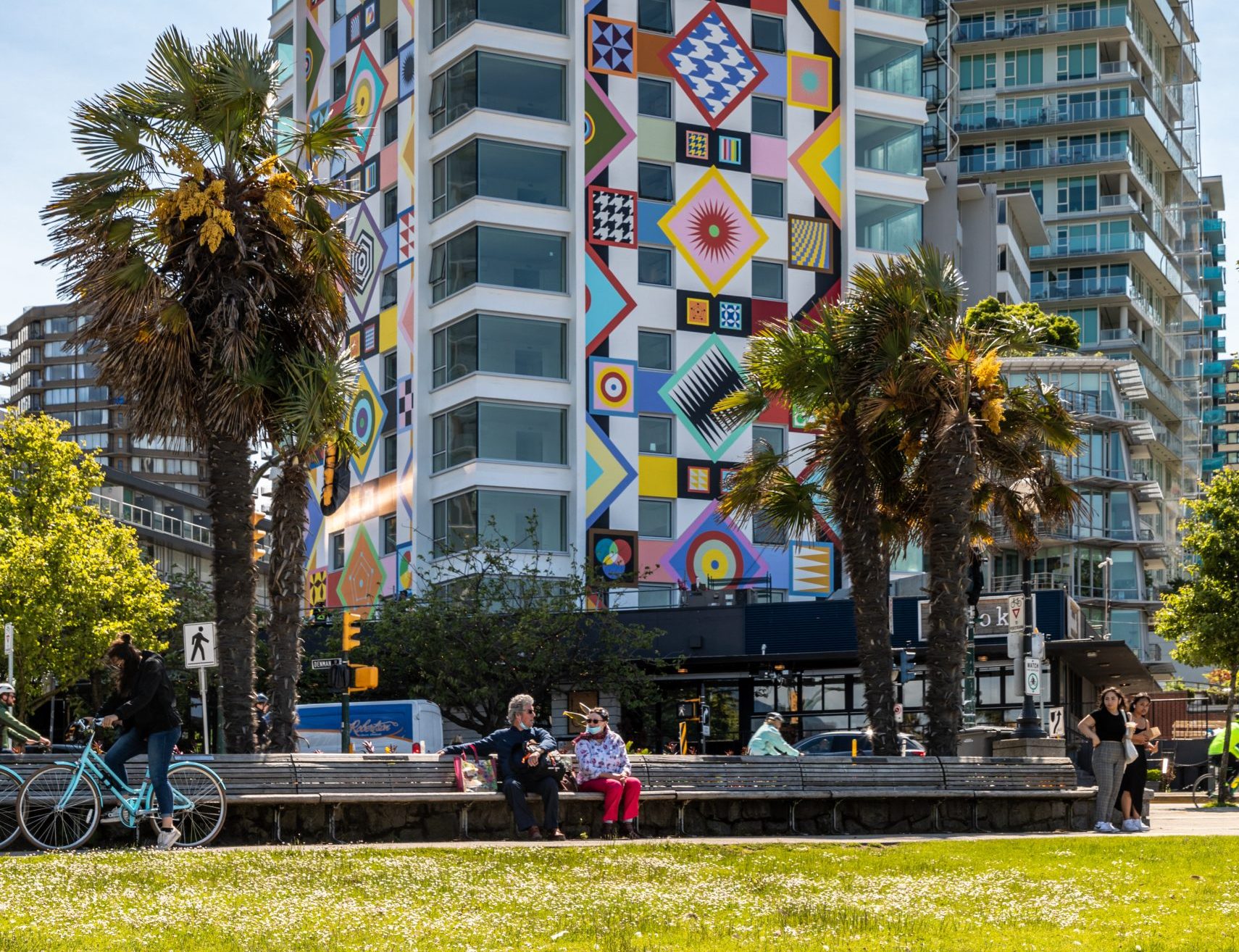 A shot of building in Vancouver.