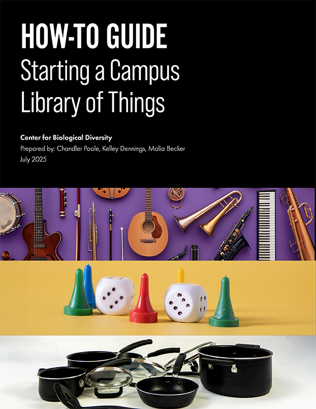 Cover image of the PDF version of How to Guide: Starting a Campus Library of Things